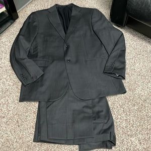 Geoffrey Beene Men's Black Two-Piece Suit